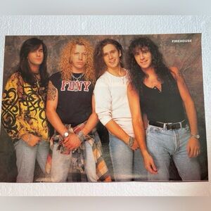 Firehouse Band Pinup